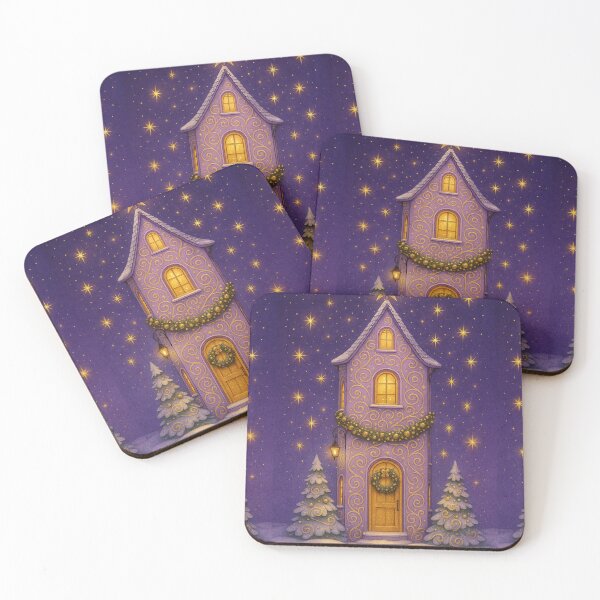 Item preview, Whimsical Christmas Houses designed and sold by Ewa Miller.
