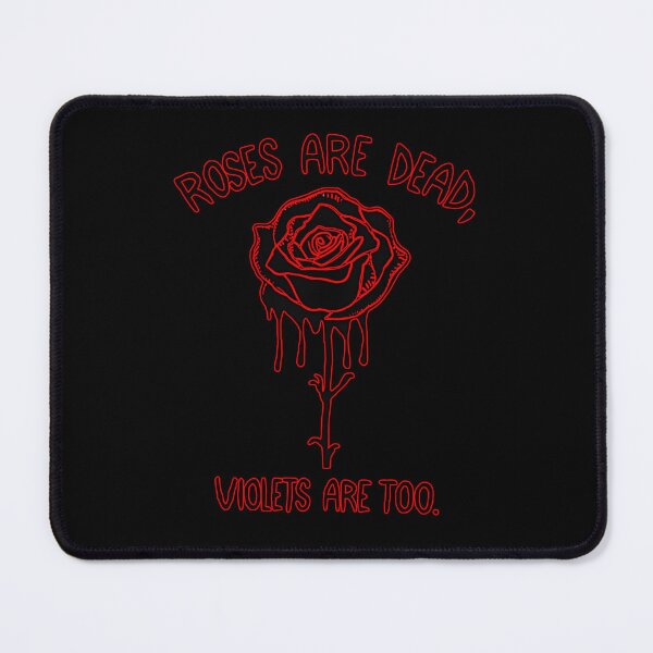 Item preview, A black and red rose. “Roses Are Dead, Violets Are Too” 2 designed and sold by Neon G.