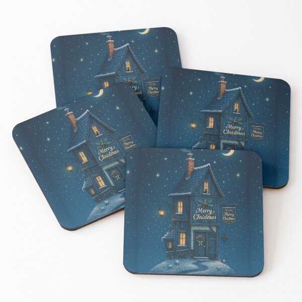 Item preview, Whimsical Christmas Houses designed and sold by Ewa Miller.