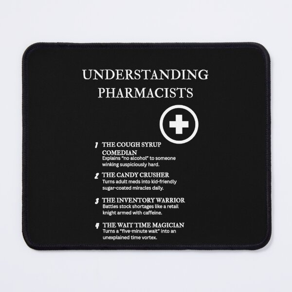 Item preview, Understanding Pharmacists – Pill Counting, Life Saving, and Eye Rolling Since Forever – Black designed and sold by PsyFlow35.