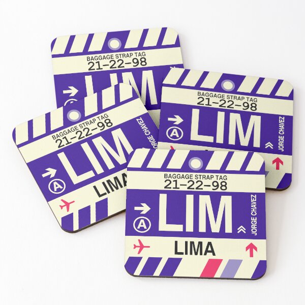Item preview, LIM Lima • Airport Code Art • Jet Age Design designed and sold by YHMDesigns.