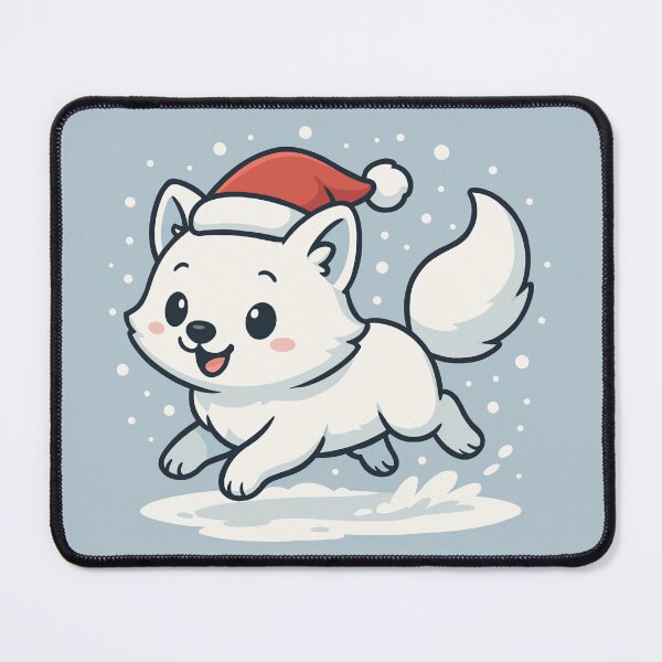 Item preview, Arctic Fox Dashing Through the Snow designed and sold by Ghost on Toast.