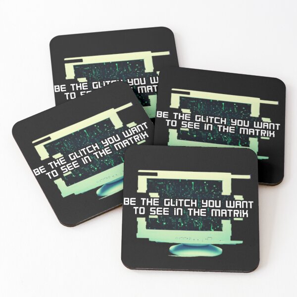 Item preview, Be the Glitch Sticker – Glitchy Computer Design, Matrix-Inspired Cyberpunk Aesthetic designed and sold by Allie-Vesper.