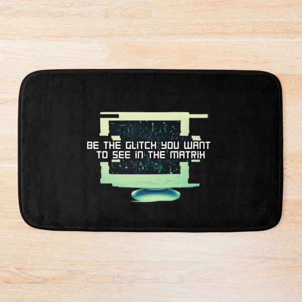 Item preview, Be the Glitch Sticker – Glitchy Computer Design, Matrix-Inspired Cyberpunk Aesthetic designed and sold by Allie-Vesper.