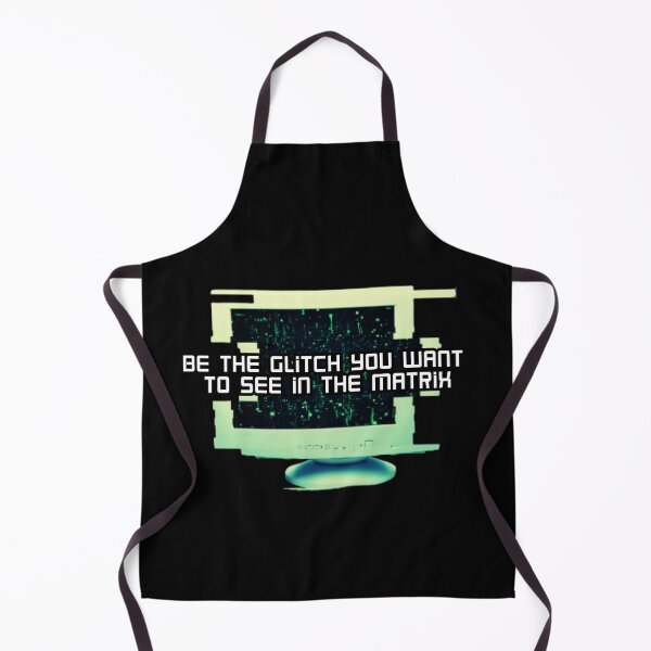 Item preview, Be the Glitch Sticker – Glitchy Computer Design, Matrix-Inspired Cyberpunk Aesthetic designed and sold by Allie-Vesper.