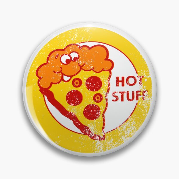 Item preview, Hot Stuff! – OG 80s Scratch-and-Sniff Sticker (Distressed Edition) designed and sold by TheDisloyalists.