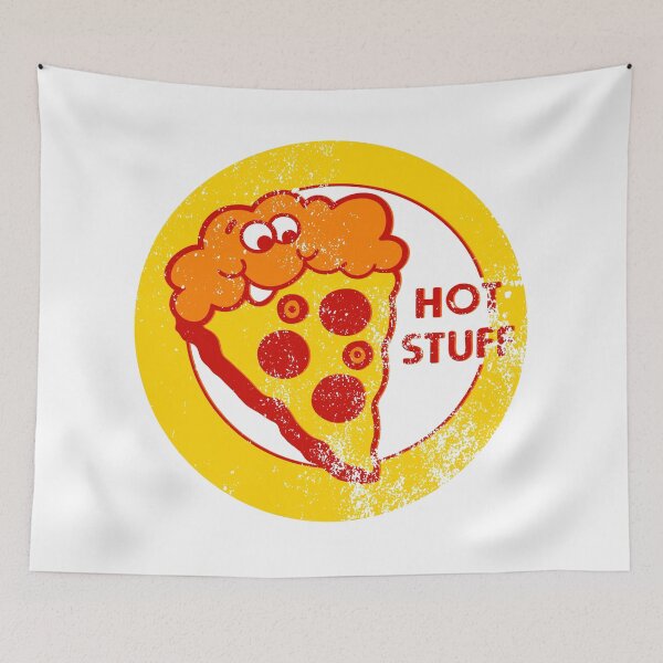 Item preview, Hot Stuff! – OG 80s Scratch-and-Sniff Sticker (Distressed Edition) designed and sold by TheDisloyalists.