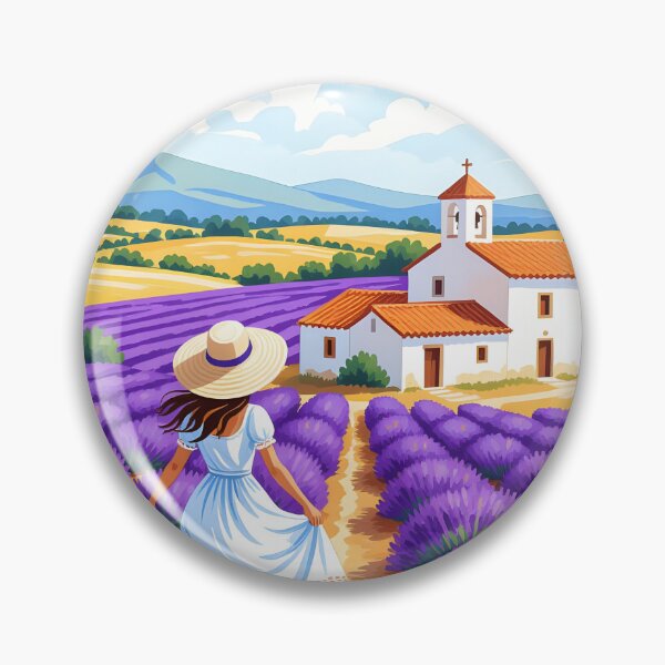 Item preview, La Alcarria lavender fields joy landscape designed and sold by Ponted.