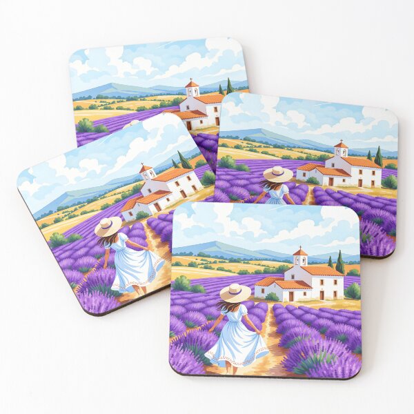 Item preview, La Alcarria lavender fields joy landscape designed and sold by Ponted.