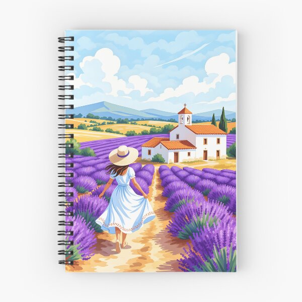 Item preview, La Alcarria lavender fields joy landscape designed and sold by Ponted.
