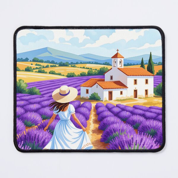 Item preview, La Alcarria lavender fields joy landscape designed and sold by Ponted.
