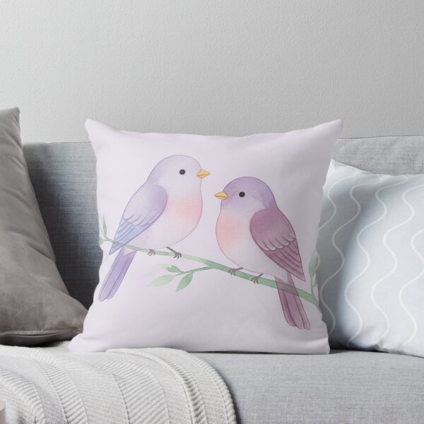 Item preview, Pastel Purple Lesbian Pride Love Birds designed and sold by Sapphic-Charm.