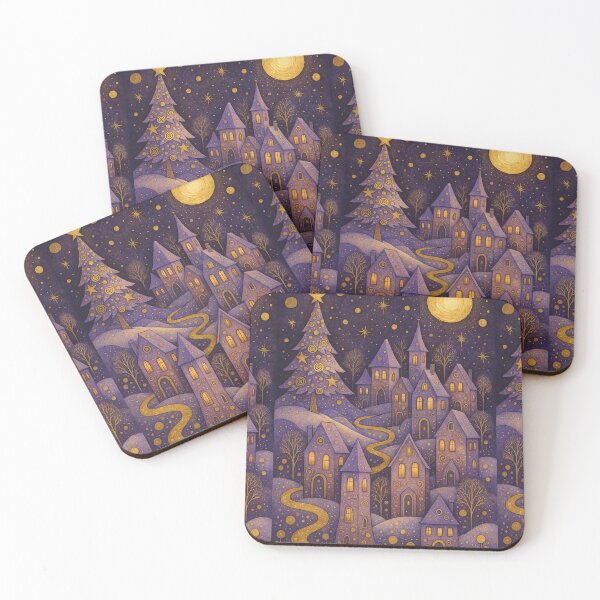 Item preview, Whimsical Christmas Houses designed and sold by Ewa Miller.