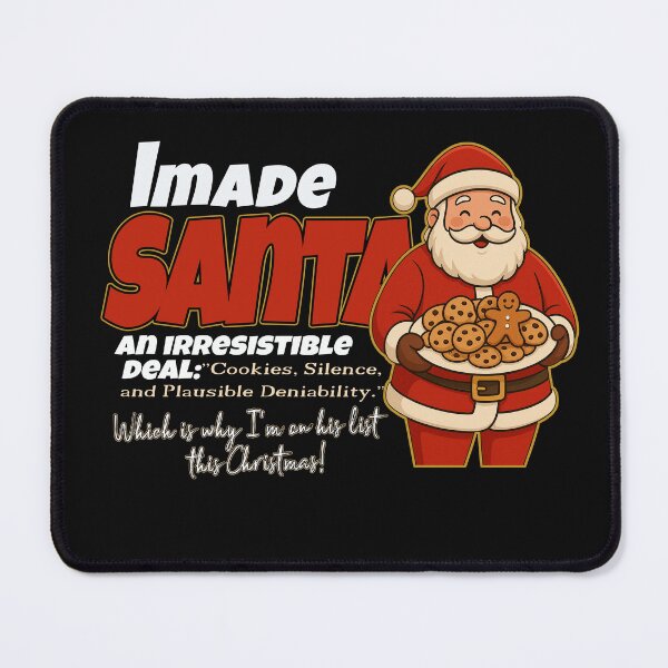 Item preview, Santa’s Secret Deal – Funny Holiday Cookie Bribe designed and sold by BemzCorner.