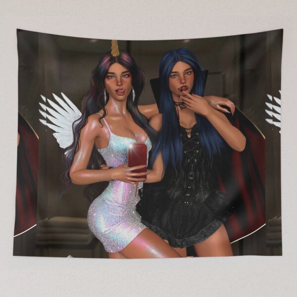 Item preview, Tory and Darcy Vega Halloween Party inspired by Zodiac Academy designed and sold by Bookhemisferium.