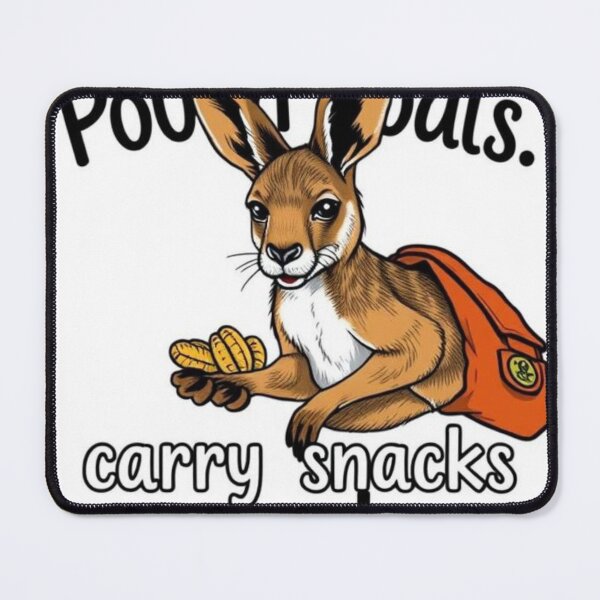 Item preview, kangaroo//Pouch goals: carry snacks everywhere designed and sold by SSMC DREAM DESIGN.