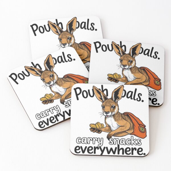 Item preview, kangaroo//Pouch goals: carry snacks everywhere designed and sold by SSMC DREAM DESIGN.