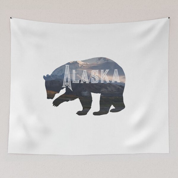 Item preview, Bear Alaska Mountain Last Frontier Alaska  designed and sold by YuliyaR.