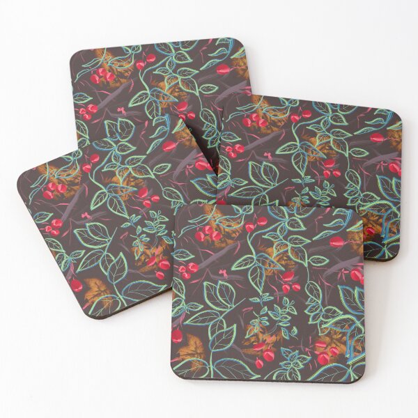 Item preview, Dark Floral Pattern designed and sold by ArtKseniia.