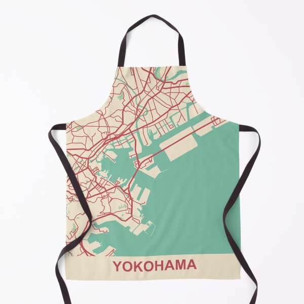 Item preview, Yokohama Map (Japan) designed and sold by MapsByLeo.