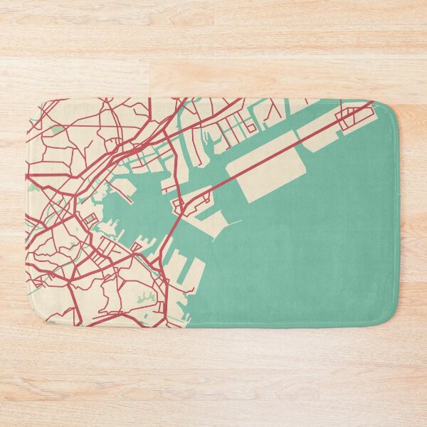 Item preview, Yokohama Map (Japan) designed and sold by MapsByLeo.