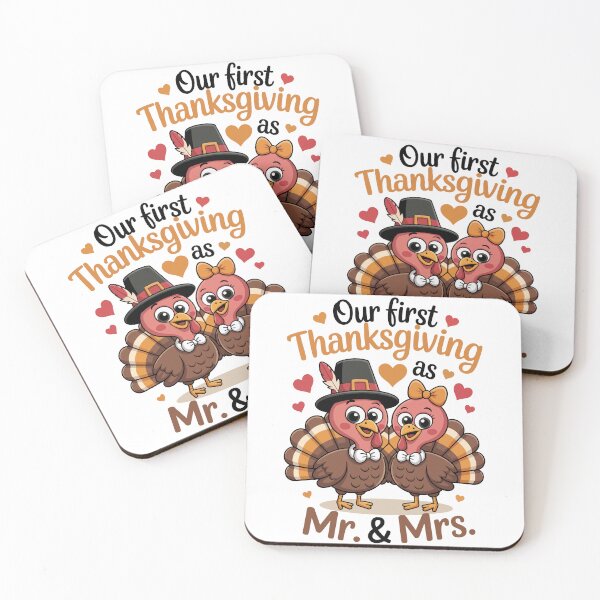 Item preview, Our First Thanksgiving as Mr. & Mrs designed and sold by jkrphoto.