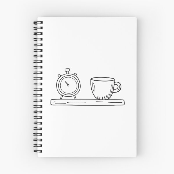 Item preview, A timer blinking beside a teacup on the shelf designed and sold by rasagamastore.