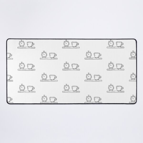 Item preview, A timer blinking beside a teacup on the shelf designed and sold by rasagamastore.