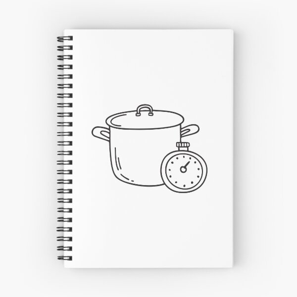Item preview, A timer near a cooking pot on top a stove designed and sold by rasagamastore.