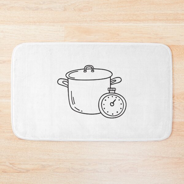 Item preview, A timer near a cooking pot on top a stove designed and sold by rasagamastore.