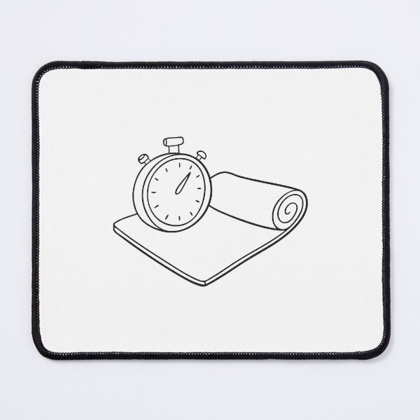 Item preview, A timer near a stopwatch on a training mat designed and sold by rasagamastore.