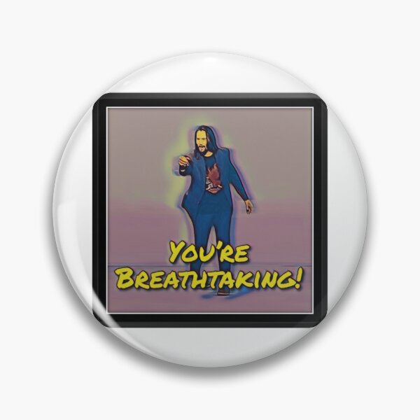 Item preview, Keanu You’re Breathtaking! designed and sold by 1SadBlackSheep.