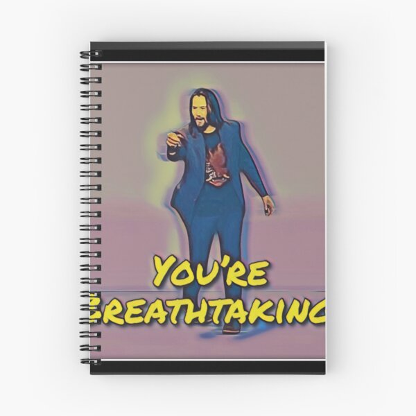 Item preview, Keanu You’re Breathtaking! designed and sold by 1SadBlackSheep.