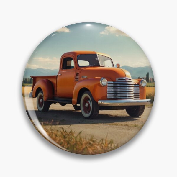 Item preview, Orange Glow — Vintage Chevrolet Truck under the Sunset Hills designed and sold by BlareBlare.