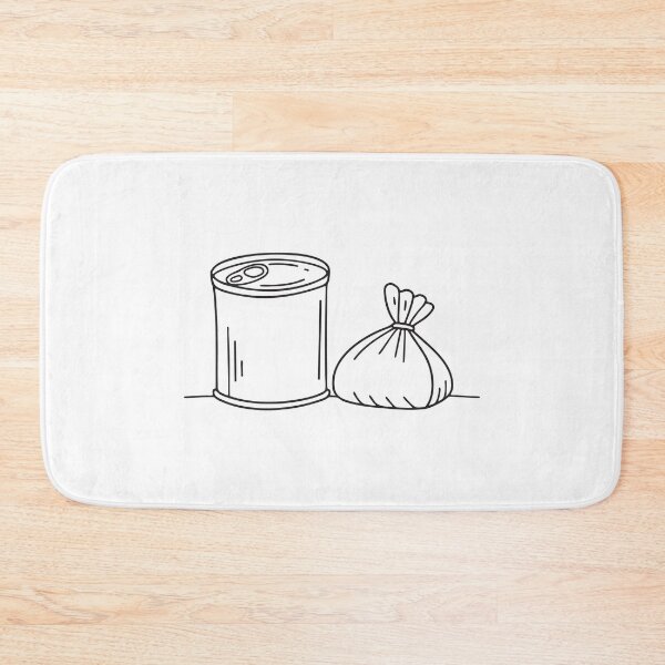 Item preview, A tin resting next to a wrapped food parcel designed and sold by rasagamastore.