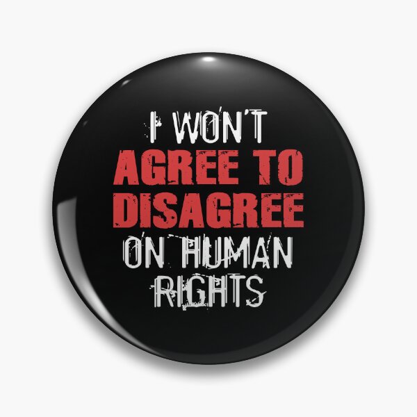 Item preview, Human Rights Agree To Disagree designed and sold by thepixelgarden.