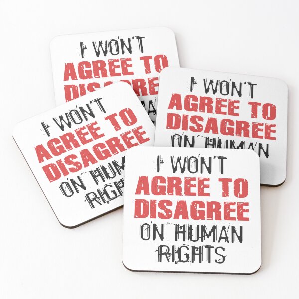 Item preview, Human Rights Agree To Disagree designed and sold by thepixelgarden.