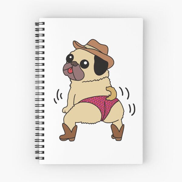 Item preview, Pug twerking designed and sold by CheylaDesigns.