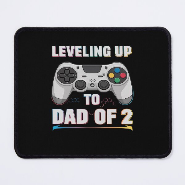 Item preview, Leveling Up To Dad Of 2 Promoted To Daddy Again Father's Day designed and sold by VasilisLamArt.