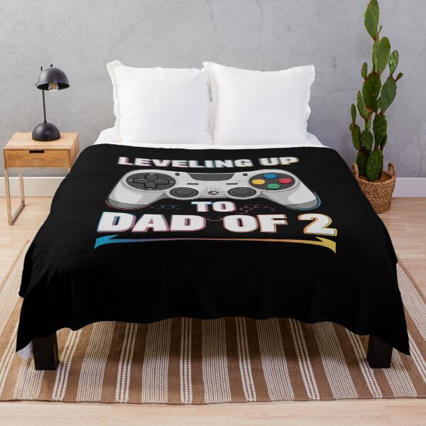 Item preview, Leveling Up To Dad Of 2 Promoted To Daddy Again Father's Day designed and sold by VasilisLamArt.