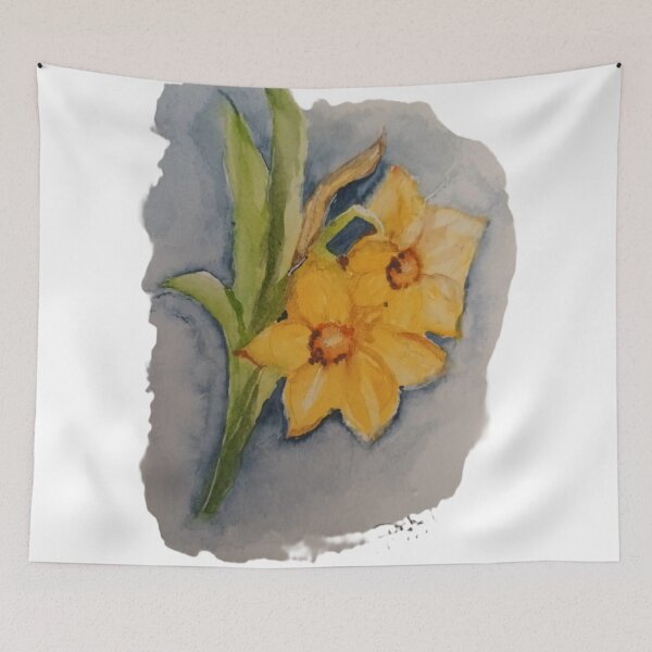 Item preview, Romantic yellow daffodils designed and sold by Isabel Alfarrobinha.