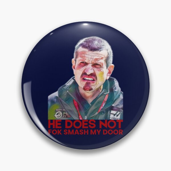 Item preview, Guenther Steiner F1 He Does Not Fok Smash My Door  designed and sold by philomenavera.