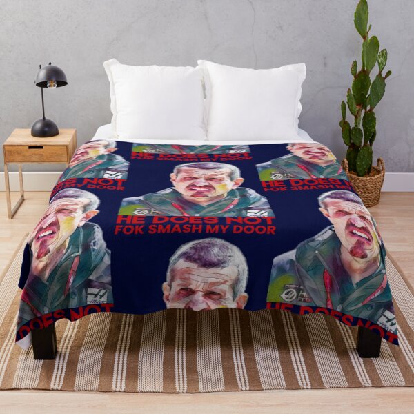 Item preview, Guenther Steiner F1 He Does Not Fok Smash My Door  designed and sold by philomenavera.