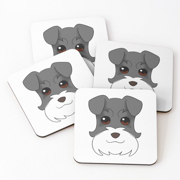 Item preview, Dark Grey Schnauzer White Snout designed and sold by OliRoseArt.