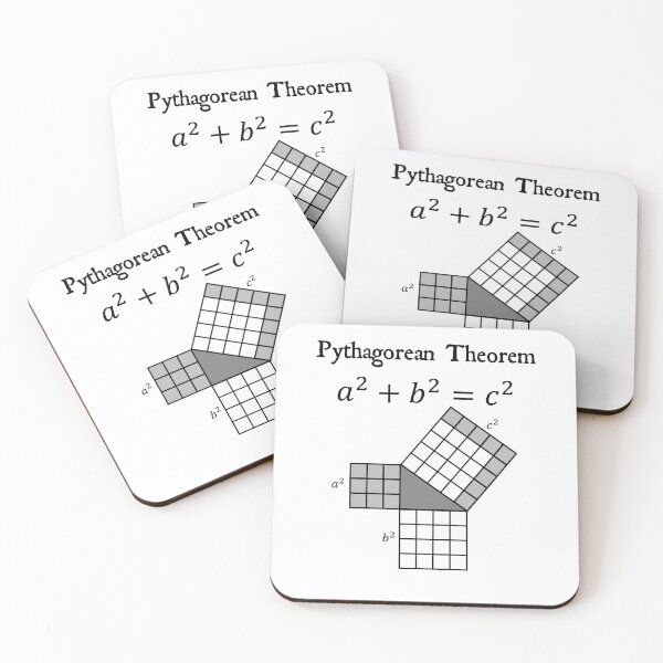 Item preview, Nerdy Vintage  Pythagorean Theorem 3-4-5 Triangle Math Teacher Black Text designed and sold by MathWare MathClips.