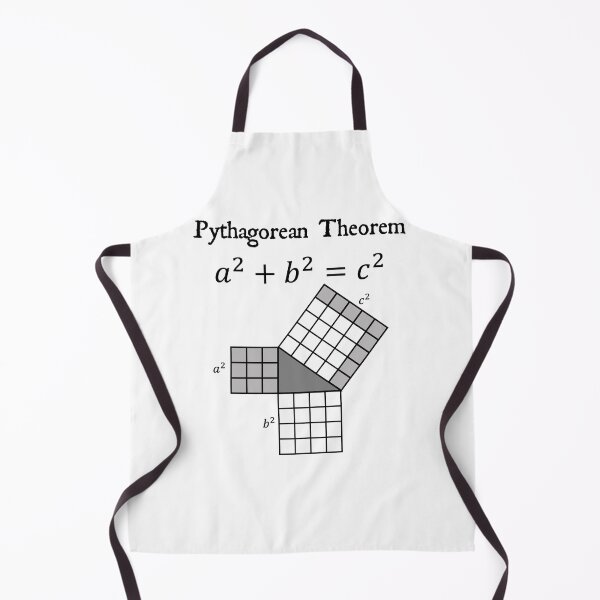 Item preview, Nerdy Vintage Pythagorean Theorem 3-4-5 Triangle Math Teacher Black Text designed and sold by MathWare MathClips.