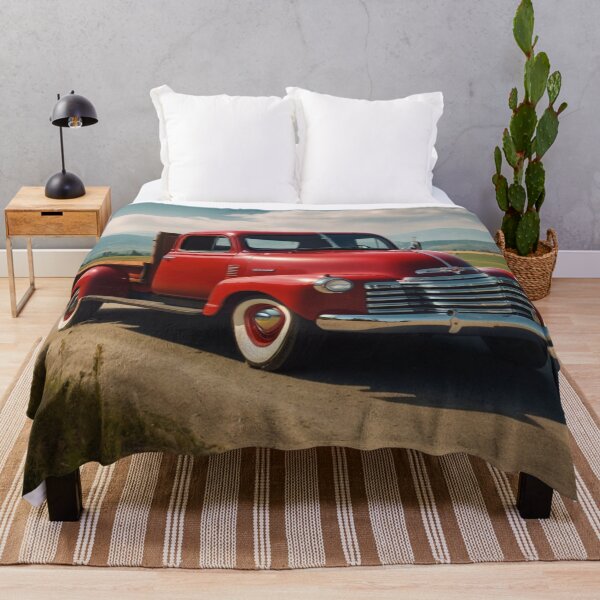 Item preview, Red Spirit — Classic Chevrolet Truck in the Rolling Fields designed and sold by BlareBlare.