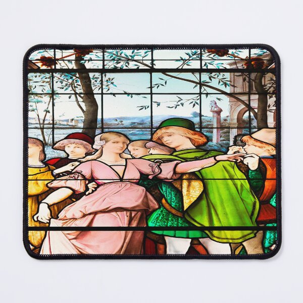 Item preview, Courtly Dance — Renaissance Stained Glass designed and sold by IlluminatedPage.