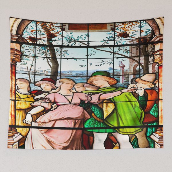 Item preview, Courtly Dance — Renaissance Stained Glass designed and sold by IlluminatedPage.