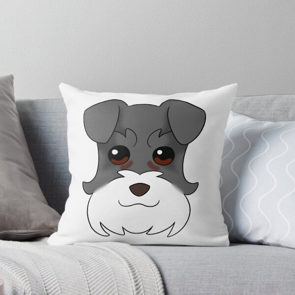 Item preview, Dark Grey Schnauzer White Snout Tear Stains designed and sold by OliRoseArt.